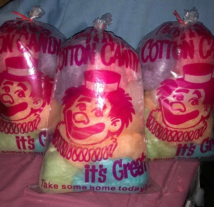 Large Jumbo Cotton Candy Bags For Sporting Venues and Special Events